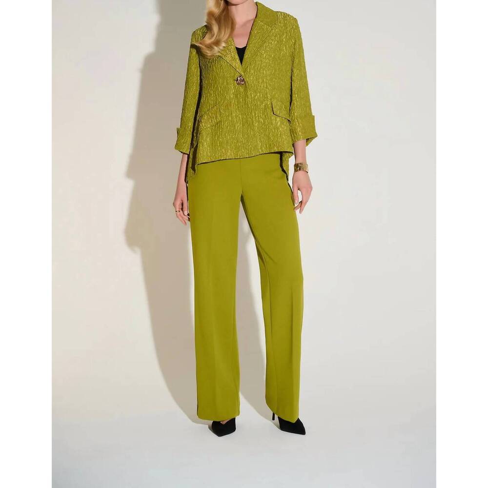 NEW JOSEPH RIBKOFF textured notched collar swing jacket in fern - Picture 7 of 7